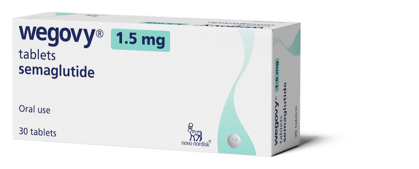 Wegovy Tabletten 1,5 mg – Originalverpackung